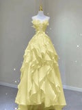 Pink princess evening dress, fairy party dress, girl¡¯s birthday flower dress, Sweet 16 Prom Dresses HZ0311