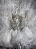 Ethereal Wedding Gowns Brides Dresses Ball Gown Sweetheart Strapless For Bride Lace White Petite/Plus Size Bridal Gown With Beads For Women HZ0311