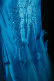 Vintage 90s Prom Dresses Women Mermaid Halter Blue Long Formal Dance Evening Party Gowns HZ0311