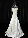 Rustic Long Wedding Gowns 70s Unique Dresses Mermaid Sweetheart Bohemian Style for Bride With Lace Corset Fitted Petite/Plus Size Bridal Gown HZ0311