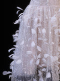 Wedding Gowns Dresses Elegant A Line Square Neck White With Beadings Short Petite/Plus Size Bridal Gowns For Women HZ0311