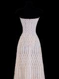 Wedding Gowns Dresses Elegant A Line Strapless Champagne With Beadings Long Petite/Plus Size Bridal Gowns For Women HZ0311