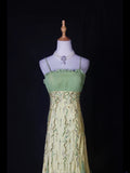 Vintage A Line Spaghetti Straps Chiffon Beaded Tiered Bodice Long Prom Dresses Impress 18th Birthday Outfits Prom Gown HZ0311