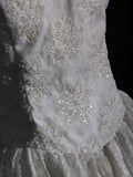 Wedding Dresses for Bride Short Sleeves Lace Petite/Plus Size Bridal Gowns for Civil Wedding for Beach Wedding HZ0311