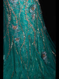Vintage A line 1950s Sweetheart Tulle Green With Beads Long Prom Dresses Inspo 20th Birthday Outfit Formal Gowns HZ0311