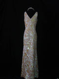 Retro 80s Sheath V Neck Sequins Long Slim Prom Dresses Inspo 22th Birthday Outfit Formal Dress HZ0311
