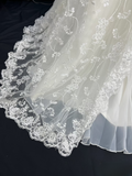 Retro A line Strapless Lace Style Long 60s Inspired Wedding Dress Bride Gowns Wedding Dresses HZ0311