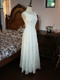 Modest A Line Scoop Neck White Lace Prom Dresses Inspiration Long Party Evening Dress 18th Birthday Outfits HZ0311