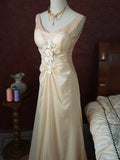 Vintage 1960s Mermaid V Neck Pink With Flowers Lace Prom Dresses Inspiration Long Party Evening Dress 18th Birthday Outfits HZ0311
