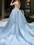 Modest Mermaid Scoop Neck Sequins With Beaded Prom Dresses Inspiration Long Party Night Evening Dress 19th Birthday Outfits HZ0311