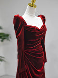 Unique Sheath Royal Blue Long Sleeves Prom Dresses Inspiration Party Night Gowns 20th Birthday Outfits HZ0311