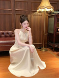 Sexy A Line Jewel Neck White Satin Ankle Length Prom Dresses Wedding Guest Dress 22th Birthday Outfits HZ0311