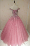 Princess Quinceanera Dresses Ball Gown Navy Blue Tulle Quince Outfits Vestidos De 15 Anos Formal Long Sweet 16 Dress HZ0311