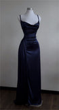 Backless Sleeveless Long Prom Dress Women Summer Lace Up Swinging Collar Party Club Evening Dresses HZ0311
